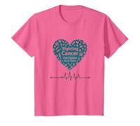 Oncology Nurse: Fighting Cancer One Patient at A Time T-Shirt, Kids, Pink Heather, 12 Years