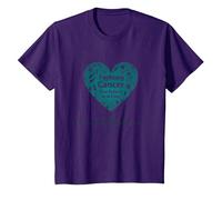 Oncology Nurse: Fighting Cancer One Patient at A Time T-Shirt, Kids, Purple, 12 Years