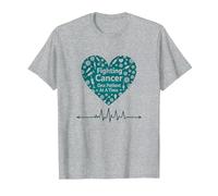 Oncology Nurse: Fighting Cancer One Patient at A Time T-Shirt, Men, Heather Grey, 4XL