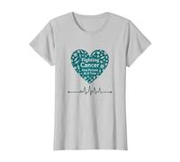 Oncology Nurse: Fighting Cancer One Patient at A Time T-Shirt, Women, Silver, XL