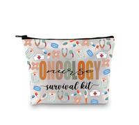 Oncology Nurse Gift Oncology Nurse Makeup Bag Oncologist Gift Oncologist Chemo Nurse Appreciation Cosmetic Bag (Oncology Nurse 3UK)