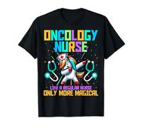 Oncology Nurse Like a Regular Nurse Dabbing Unicorn Gifts T-Shirt