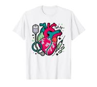 Oncology Nurse Squad Retro Floral Nursing Cancer Team T-Shirt