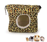 Oncpcare Cube Hamster Cotton Nest, Winter Warm Sugar Glider Bed House, Small Pet Plush Hanging Hammock for Birds Parrot Sugar Glider Ferrets Rat Hamster Squirrel Guinea Pig Chinchilla Marmosets Bunny