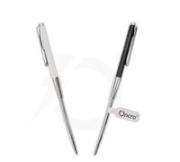 ONCRO® Combo Pack of 2pc Black and Light Grey pocket medium size Pen cap Design steel alloy Sikh baaj baaz Hair Pin Needle stick Salai for Religious Sardar ji Dastar Patka Pagri 5ks for Men Woman Boy