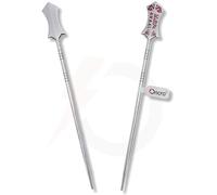 ONCRO® Silver Pack 1pc AKAAL Punjabi design Sikh baaj baaz salai Hair Pin Needle stick silai for Religious Sardar ji Dulama Dastar Parna Turban Pagri Pag Patka 5ks Boys Women Girls alloy steel 7 inch
