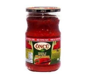 Oncu Mild Red Pepper Paste 700gm | Authentic Turkish Flavors | Perfect for Marinades, Dips, and Cooking | Versatile Sauce for All Your Culinary Needs | Rich Taste