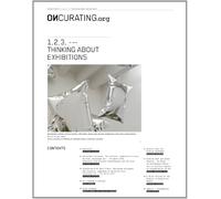 OnCurating Issue 06: 1,2,3, - Thinking about Exhibitions