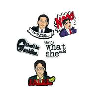 ONDEMAND GLOBAL Unisex Adult Office Themed Shoe Charms for Crocs (5-Pack)