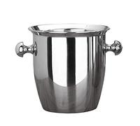 ONDIAN Ice Bucket Stainless Steel Wine Barrel Drink Ice Bucket Party Champagne Bucket for Families, Gatherings (Color : Silver, Size : 5L)