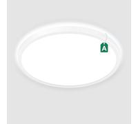 ONDTA LED Ceiling Lights, 16W 6500K, 3400LM, 212lm/W, Energy Class A, Ø30cm | Round Kitchen lights ceiling, IP44 Ultra-thin Bathroom light for Hallway, Living room, Bedroom, Corridor, Workshop, Office