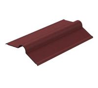 Onduline 3mm Red Bitumen Roofing Ridge Capping Verge - Bituridge Plus - 900mm Fits All Brands Of Corrugated Bitumen Roofing Sheets