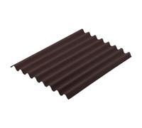 Onduline Easyline Brown Bitumen Corrugated Roof Sheet - 760 x 1000 x 2.6mm