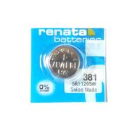 One (1) X Renata 381 SR1120SW Silver Oxide Watch Battery 1.55v Blister Packed