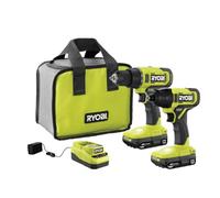 ONE+ 18V Cordless 2-Tool Combo Kit with Drill/Driver, Impact Driver, (2) 1.5 Ah Batteries, and Charger (PCL1200K2)