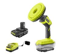 ONE+ 18V Cordless Compact Power Scrubber Kit with 2.0 Ah Battery and Charger