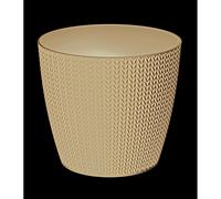 (one 190mm, Black) Wheaty Flower Plant Indoor Outdoor Planter Pots