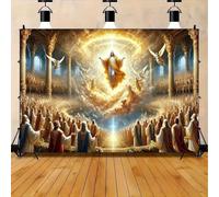 One 2D background banner a vibrant polyester background fabric for the Coming of worship weddings and birthdays 440x300CM