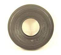 One 3.00-4 Black Rib Tread Pneumatic Mobility Scooter Tyre size (300x4)(260x85)