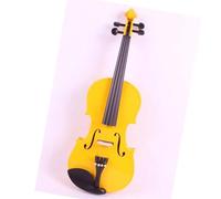 ONE 4 String 4/4 Violin Electric Violin Acoustic Violin Maple Wood Spruce Wood YELLOW Color