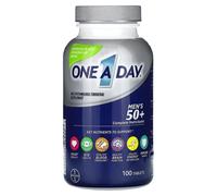 One A Day One-A-Day, Men's 50+, Complete Multivitamin/Multimineral Supplement, 100 Tablets