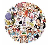 One Anime Piece Sticker Stickers Pack of 100 Graffiti Style Decals Waterproof Stickers for Car Motorcycles Laptop Bicycle Skateboard Snowboard Luggage Sticker MacBook iPad and More