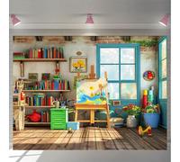 One Art Deco style piece - One photography background with the theme of returning to school home decoration