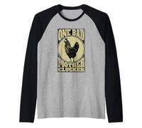 One Bad Mother Clucker - Novel Chicken Lover Tee Raglan Baseball Tee