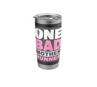 One Bad Mother Runner, Running Marathons Stainless Steel Insulated Tumbler