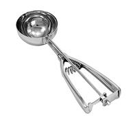 ONE BEST DEAL 1 x Ice Cream Scoop | 6cm Stainless Steel Scoops with Easy Trigger | Effortless Scooping for Perfect Frozen Treats | Melon Ball Scooper for Hard Ice-Cream, Mashed Potatoes & Muffins