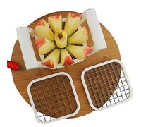 ONE BEST DEAL 3 in 1 Multi Chopper Replaceable Stainless Steel Kitchen Tool Multifunctional Food Dicer Cutter for Cutting and Chopping Vegetable & Fruits