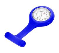 ONE BEST DEAL | Blue Silicone Nurse Fob Watch | Pocket Tunic Brooch for Doctors & Nurses, with Impressive & Comfortable Design, Simple to Use, Read & Carry