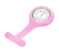ONE BEST DEAL | Light Pink Silicone Nurse Fob Watch | Pocket Tunic Brooch for Doctors & Nurses, with Impressive & Comfortable Design, Simple to Use, Read & Carry
