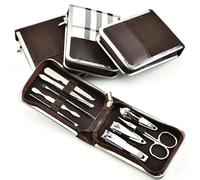 ONE BEST DEAL Nail Care Kit | Manicure & Pedicure Sets with Travel Case | Stainless Steel Nail Cutter Set Perfect for Men and Women | Cuticle Gift Set Tool (9 Pcs Nail Set)