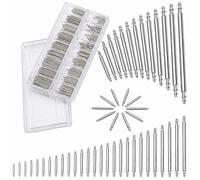 ONE BEST DEAL OBD 360Pcs Watch Spring Bars Set 8-25mm Stainless Steel Strap Pins with Link Remover Tool Kit Watch Band Repair Kit for Watchmaker Replacement Pins Assorted Sizes