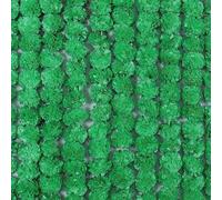 ONE BEST DEAL OBD 5 x Artificial Marigold Flowers Faux Garland Flowers 5 Feet Indian Marigold Garland for Diwali Pooja Decoration Traditional Wedding Home Mehndi Decor & Outdoor Party (Green)