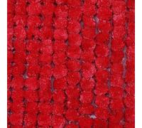 ONE BEST DEAL OBD 5 x Artificial Marigold Flowers Faux Garland Flowers 5 Feet Indian Marigold Garland for Diwali Pooja Decoration Traditional Wedding Home Mehndi Decor & Outdoor Party (Maroon)