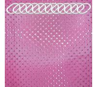 ONE BEST DEAL OBD Shower Curtain for Bathroom 100% Polyester Anti Mould & Mildew Resistant 180 x 180 cm Waterproof Repellant Fabric Shower Curtain with 12 Hooks