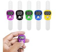 ONE BEST DEAL OBDL Tasbeeh Counter Finger Ring Electronic Digital Tasbeeh Tasbih Tally Counter Timer Beads for Islam Muslim Prayer Golf Scoring (5)