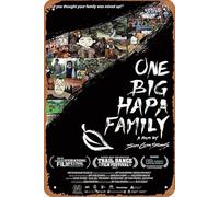 One Big Hapa Family Film Movie Poster Retro Metal Tin Sign Wall Home Wall Art Metal Tin Sign,cave,bar,Club, Metal Tin Sign 8x12 Inches