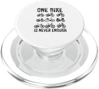 One Bike is Never Enough Biking Bicycle Cyclist Riding PopSockets PopGrip for MagSafe