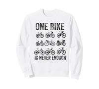 One Bike is Never Enough Biking Bicycle Cyclist Riding Sweatshirt