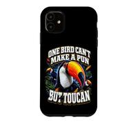 One Bird Can't Make A Pun But Toucan Dad Joke Case for iPhone 11