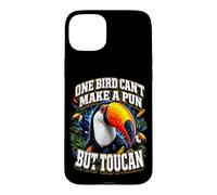 One Bird Can't Make A Pun But Toucan Dad Joke Case for iPhone 15 Plus