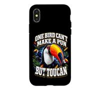 One Bird Can't Make A Pun But Toucan Dad Joke Case for iPhone X/XS