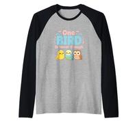 One Bird is Never Enough Birdwatching Nature Wildlife Lovers Raglan Baseball Tee