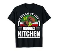 One Bite and Im Back in Nonnas Kitchen Meatballs T-Shirt