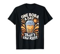 One Boba A Day That's The Rule Milk Tea Value Graphic T-Shirt