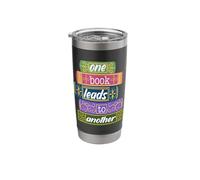 One Book Leads to Another Reader Stainless Steel Insulated Tumbler