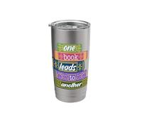 One Book Leads to Another Reader Stainless Steel Insulated Tumbler